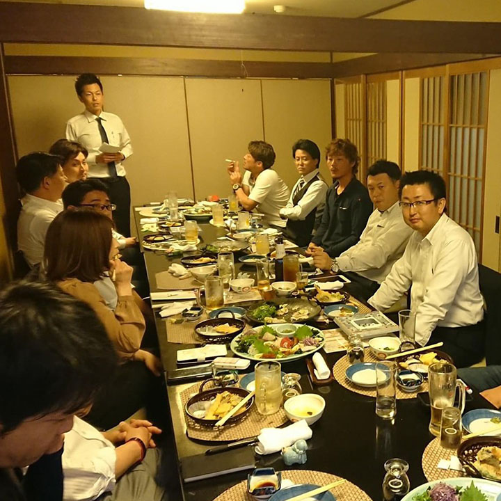 長河雲会 はがくもかい ハガクモカイ 懇親会風景３ 写真